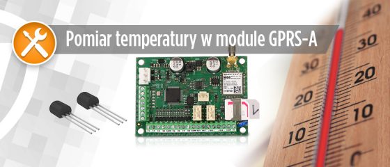 Pomiar temperatury w module GPRS-A