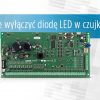 LED w czujkach ruchu – zdalne wyłączenie sygnalizacji