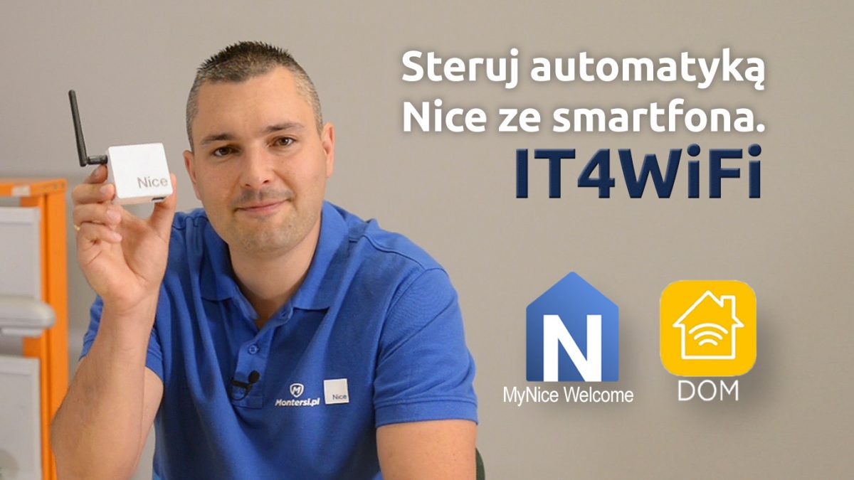 sterowanie bramą z telefonu z udziałem modułu IT4WiFi