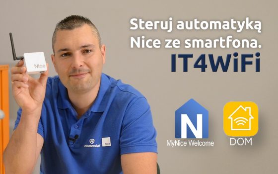 sterowanie bramą z telefonu z udziałem modułu IT4WiFi