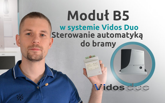 Moduł B5 w systemie Vidos Duo sterowanie oświetleniem