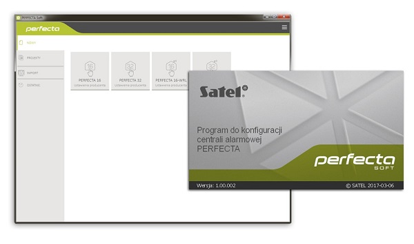 SATEL Perfecta-soft programu