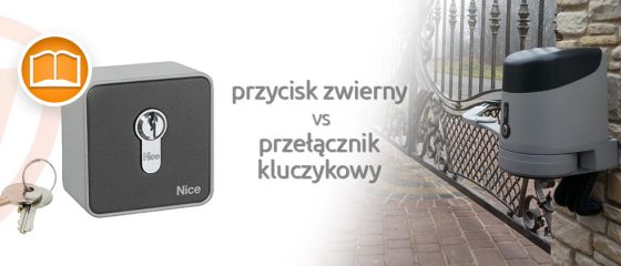 Przełącznik kluczykowy do sterowania bramą - artykuł