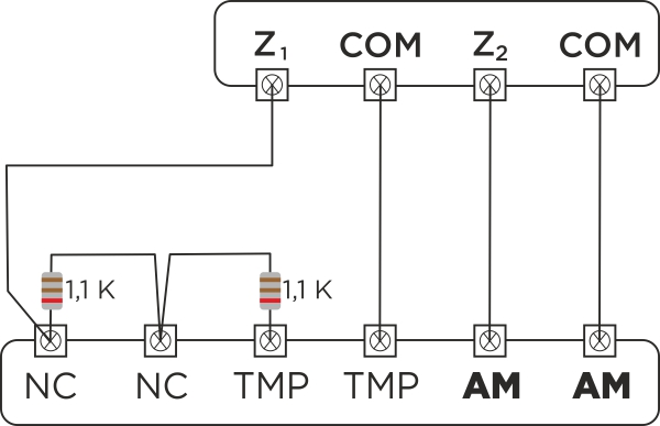 schemat antymasking czujka