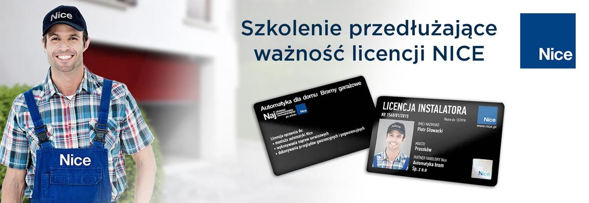 Szkolenie przedłużające ważność licencji NICE