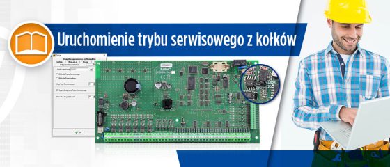 Uruchomienie trybu serwisowego z kołków