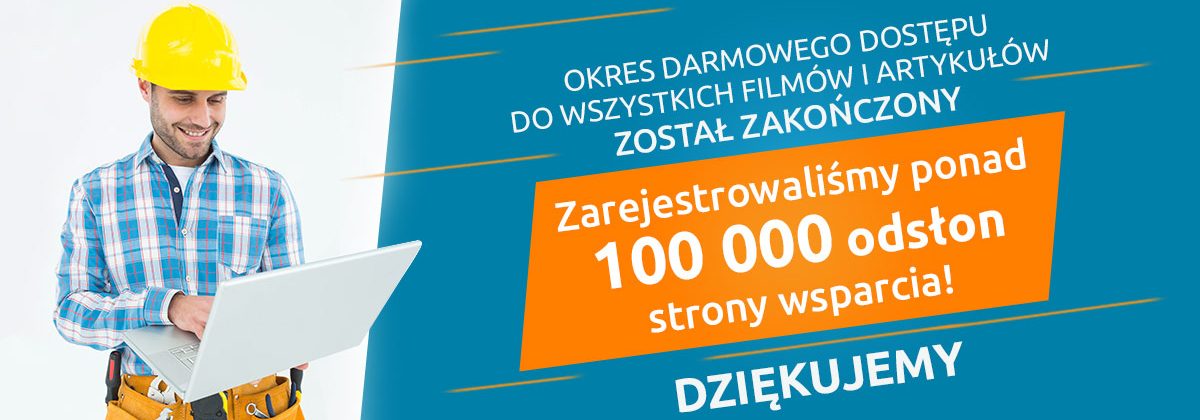 100 000 odsłon wsparcia! Dziękujemy!